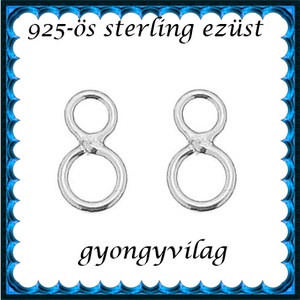 925-ös ezüst kapocs vég ELK KV 08 - Meska.hu