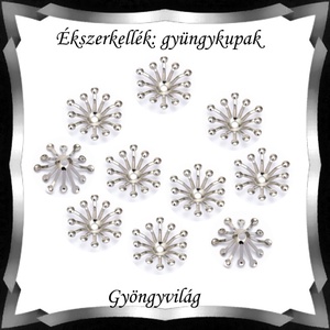Ékszerkellék: köztes / díszítőelem / gyöngy BKÖ 1S 48-2 20db/csomag - kellékek & szerszámok - ékszerkellék - Meska.hu