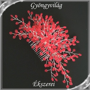 Ékszerek-hajdíszek, hajcsatok: Esküvői, menyasszonyi, alkalmi hajdísz S-H-FÉ20-2e - esküvő - hajdísz - fésűs hajdísz - Meska.hu