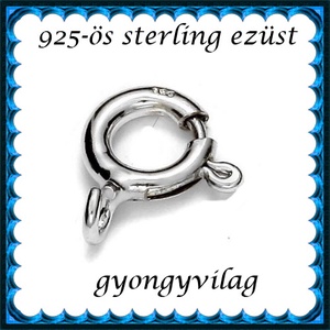 925-ös sterling ezüst ékszerkellék: lánckalocs  ELK 1S 12-8 - Meska.hu