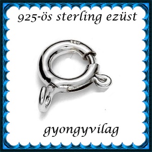 925-ös sterling ezüst ékszerkellék: lánckalocs  ELK 1S 12-8 - gyöngy, ékszerkellék - egyéb alkatrész - Meska.hu