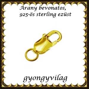 925-ös ezüst 1soros lánckapocs ELK 1s 15-10g, Kellékek & szerszámok, Gyöngyfűzés kellékek, Egyéb alkatrész, Ékszerkészítés, Ékszerkészítés, MESKA