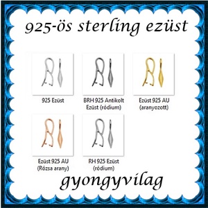 925-ös sterling ezüst ékszerkellék: medáltartó, medálkapocs EMK 78g  - kellékek & szerszámok - ékszerkellék - medáltartó, medálkapocs - Meska.hu