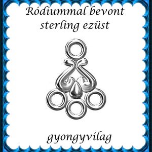 925-ös sterling ezüst ékszerkellék: kandeláber/ továbbépíthető EKA 64r, Kellékek & szerszámok, Gyöngyfűzés kellékek, Egyéb alkatrész, Ékszerkészítés, Mindenmás, Ékszerkészítés, MESKA