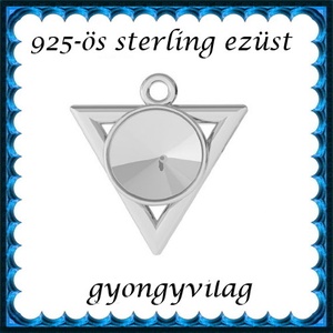 925-ös sterling ezüst ékszerkellék: medál / pandora / fityegő EMTÉ26, Gyöngy, ékszerkellék, Fém köztesek, Ékszerkészítés, Mindenmás, Szerelékek, MESKA