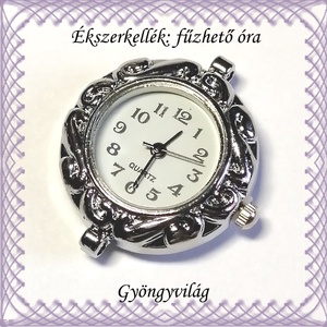 Ékszerkellék: fűzhető óra BOSZ 88, Kellékek & szerszámok, Gyöngyfűzés kellékek, Egyéb alkatrész, Ékszerkészítés, Ékszerkészítés, MESKA
