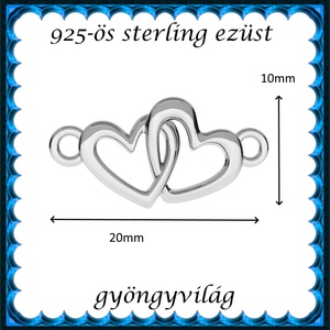 925-ös finomságú sterling ezüst kandeláber/ továbbépíthető köztes /tartó elem  EKA2 70 - kellékek & szerszámok - gyöngyfűzés kellékek - egyéb alkatrész - Meska.hu