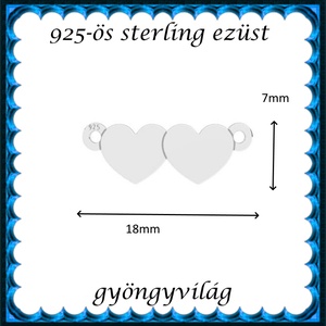 925-ös finomságú sterling ezüst kandeláber/ továbbépíthető köztes /tartó elem  EKA2 71-2 - kellékek & szerszámok - gyöngyfűzés kellékek - egyéb alkatrész - Meska.hu