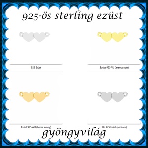 925-ös finomságú sterling ezüst kandeláber/ továbbépíthető köztes /tartó elem  EKA2 71-2 - kellékek & szerszámok - gyöngyfűzés kellékek - egyéb alkatrész - Meska.hu