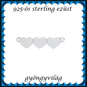 925-ös finomságú sterling ezüst kandeláber/ továbbépíthető köztes /tartó elem  EKA2 71-3, Kellékek & szerszámok, Gyöngyfűzés kellékek, Egyéb alkatrész, Ékszerkészítés, Ékszerkészítés, MESKA