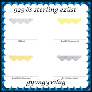 925-ös finomságú sterling ezüst kandeláber/ továbbépíthető köztes /tartó elem  EKA2 71-3 - kellékek & szerszámok - gyöngyfűzés kellékek - egyéb alkatrész - Meska.hu