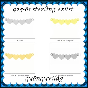 925-ös finomságú sterling ezüst kandeláber/ továbbépíthető köztes /tartó elem  EKA2 71-4 - kellékek & szerszámok - gyöngyfűzés kellékek - egyéb alkatrész - Meska.hu
