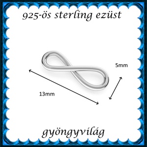 925-ös finomságú sterling ezüst kandeláber/ továbbépíthető köztes /tartó elem  EKA2 72-2 - kellékek & szerszámok - gyöngyfűzés kellékek - egyéb alkatrész - Meska.hu