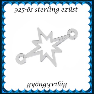 925-ös finomságú sterling ezüst kandeláber/ továbbépíthető köztes /tartó elem  EKA2 80, Kellékek & szerszámok, Gyöngyfűzés kellékek, Egyéb alkatrész, Ékszerkészítés, Ékszerkészítés, MESKA