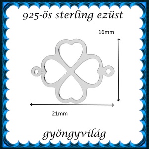 925-ös finomságú sterling ezüst kandeláber/ továbbépíthető köztes /tartó elem  EKA2 83 - kellékek & szerszámok - gyöngyfűzés kellékek - egyéb alkatrész - Meska.hu