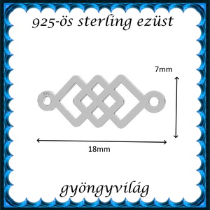 925-ös finomságú sterling ezüst kandeláber/ továbbépíthető köztes /tartó elem  EKA2 84 - kellékek & szerszámok - gyöngyfűzés kellékek - egyéb alkatrész - Meska.hu