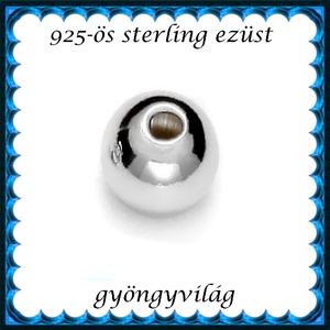 925-ös sterling ezüst ékszerkellék: köztes/gyöngy/díszitőelem EKÖ 10-10, Kellékek & szerszámok, Gyöngyfűzés kellékek, Fém köztesek, Ékszerkészítés, Ékszerkészítés, MESKA