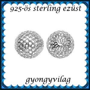 925-ös sterling ezüst ékszerkellék: köztes / gyöngy / dísz EKÖ 26-5 2db/cs, Kellékek & szerszámok, Gyöngyfűzés kellékek, Fém köztesek, Ékszerkészítés, Ékszerkészítés, MESKA