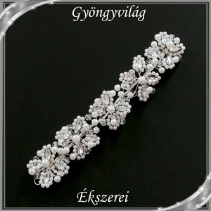Ékszerek-hajdíszek, hajcsatok: Esküvői, menyasszonyi, alkalmi hajdísz S-H-fü26 - esküvő - hajdísz - kontydísz & hajdísz - Meska.hu