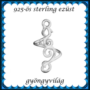  925-ös ezüst medáltartó EMT 43 - gyöngy, ékszerkellék - egyéb alkatrész - Meska.hu
