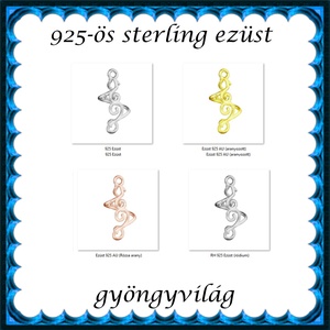 925-ös ezüst medáltartó EMT 43 - gyöngy, ékszerkellék - egyéb alkatrész - Meska.hu