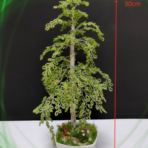 Gyöngyből készített nyírfa  GYV02-5 - otthon & lakás - dekoráció - asztal és polc dekoráció - gyöngyfa, ásványfa - Meska.hu