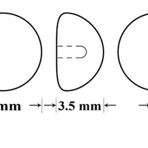 Preciosa kristály: PM gömb félig fúrt fél (131 80 012) 8mm több szín 2db/csomag - gyöngy, ékszerkellék - igazgyöngy - Meska.hu