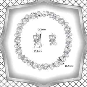 Ékszerek-szettek: Esküvői, menyasszonyi, alkalmi ékszer szett, ES-SZÉ10e f - esküvő - ékszer - ékszerszett - Meska.hu