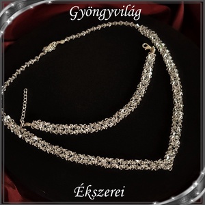 Esküvői, menyasszonyi, alkalmi ékszer szett, swarovszki kristály SSZ-ESW07-1 5328 - ékszer - ékszerszett - Meska.hu
