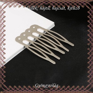 Ékszerkellék: hajtű, hajcsat, kitűző több színben BEK H 01 4-5 3db/cs - kellékek & szerszámok - gyöngyfűzés kellékek - egyéb alkatrész - Meska.hu