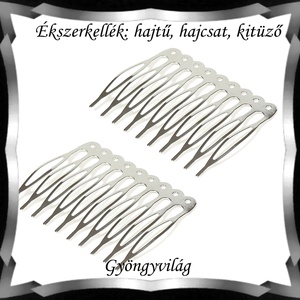 Ékszerkellék: hajtű, hajcsat, kitűző több színben BEK H 01 9-10 2db/cs - kellékek & szerszámok - gyöngyfűzés kellékek - egyéb alkatrész - Meska.hu