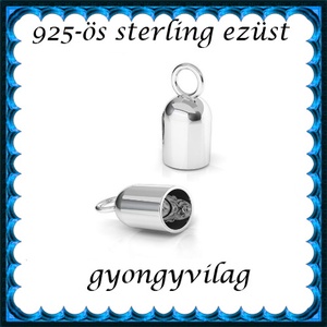 925-ös ezüst  lánckapocsvég  ELK V 18-5, Kellékek & szerszámok, Gyöngyfűzés kellékek, Egyéb alkatrész, Ékszerkészítés, MESKA