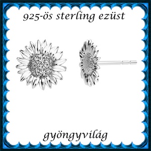 925-ös sterling ezüst ékszerek: fülbevaló EF28e, Ékszer, Fülbevaló, Pötty fülbevaló, Ékszerkészítés, Gyöngyfűzés, gyöngyhímzés, MESKA