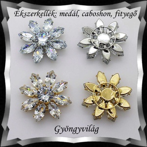 Ékszerkellék: medál, caboshon, fityegő BMCF-2-24, Kellékek & szerszámok, Gyöngyfűzés kellékek, Cabochon, Ékszerkészítés, Ékszerkészítés, MESKA