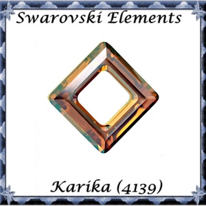 Ékszerkellék:  Swarovski négyzet 14mm  Copper CAL  SW4439-14, Kellékek & szerszámok, Gyöngyfűzés kellékek, Swarovski kristályok, Ékszerkészítés, Ékszerkészítés, MESKA
