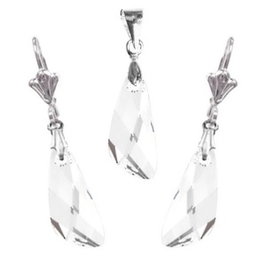 Swarovski kristály 23-23mm-es  wing szett  - ékszer - ékszerszett - Meska.hu