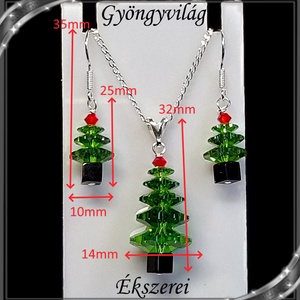 Ékszerek-szettek: PRIMERO Crystal fülbevaló-medál, ezüst kapoccsal SSZ-EPR01 - ékszer - ékszerszett - Meska.hu