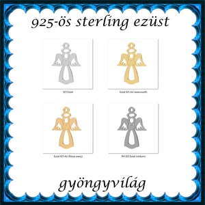 925-ös finomságú sterling ezüst kandeláber/ továbbépíthető köztes /tartó elem  EKA2 86 - kellékek & szerszámok - gyöngyfűzés kellékek - egyéb alkatrész - Meska.hu