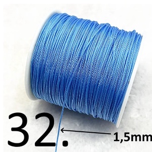 Ékszerkellék: makramé zsinór FSZ02-1,5 1,5mm-es több színben - kellékek & szerszámok - ékszerkellék - Meska.hu