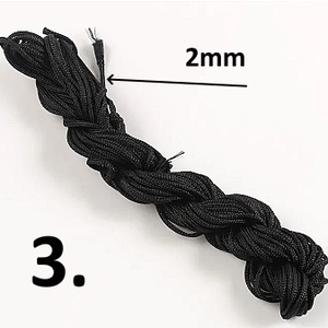 Ékszerkellék: makramé zsinór FSZ02-2  2mm-es több színben - kellékek & szerszámok - ékszerkellék - Meska.hu
