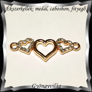Ékszerkellék: medál, caboshon, fityegő BMCF-2-29rg 1db/cs, Kellékek & szerszámok, Gyöngyfűzés kellékek, Cabochon, Ékszerkészítés, Ékszerkészítés, MESKA