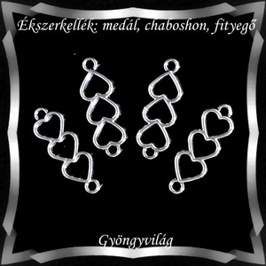 Ékszerkellék: medál, caboshon, fityegő BMCF-2-08e 4db/cs, Kellékek & szerszámok, Gyöngyfűzés kellékek, Cabochon, Ékszerkészítés, Ékszerkészítés, MESKA