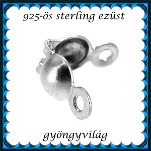  925-ös sterling ezüst csomótakaró ECST 02, Kellékek & szerszámok, Ékszerkellék, Ékszerkészítés, Ékszerkészítés, MESKA