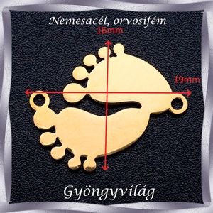 304 Nemes acél ékszerkellék: medál, caboshon, fityegő NAMCF-05a 1db/cs  - kellékek & szerszámok - gyöngyfűzés kellékek - cabochon - Meska.hu