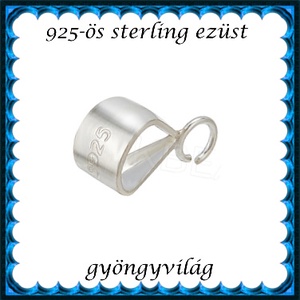 925-ös sterling ezüst ékszerkellék: medáltartó, medálkapocs EMT 47, Kellékek & szerszámok, Ékszerkellék, Medáltartó, medálkapocs, Ékszerkészítés, Mindenmás, Ékszerkészítés, MESKA