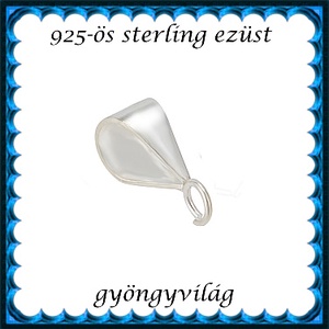 925-ös sterling ezüst ékszerkellék: medáltartó, medálkapocs EMT 47 - kellékek & szerszámok - ékszerkellék - medáltartó, medálkapocs - Meska.hu