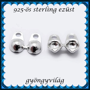  925-ös sterling ezüst csomótakaró ECST 11, Kellékek & szerszámok, Ékszerkellék, Ékszerkészítés, Ékszerkészítés, MESKA