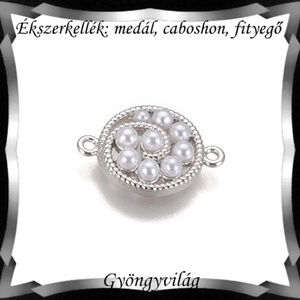 Ékszerkellék: medál, caboshon, fityegő BMCF-2-31e 1db/cs, Kellékek & szerszámok, Gyöngyfűzés kellékek, Cabochon, Ékszerkészítés, Ékszerkészítés, MESKA