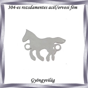 Nemes acél ékszerkellék: medál, caboshon, fityegő NAMCF-14e 1db/cs, Kellékek & szerszámok, Gyöngyfűzés kellékek, Cabochon, Ékszerkészítés, Ékszerkészítés, MESKA