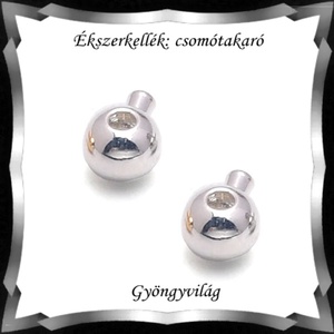 Ékszerkellék: csomótakaró/stopper BCST 07 2db, Kellékek & szerszámok, Gyöngyfűzés kellékek, Egyéb alkatrész, Ékszerkészítés, Mindenmás, Ékszerkészítés, MESKA